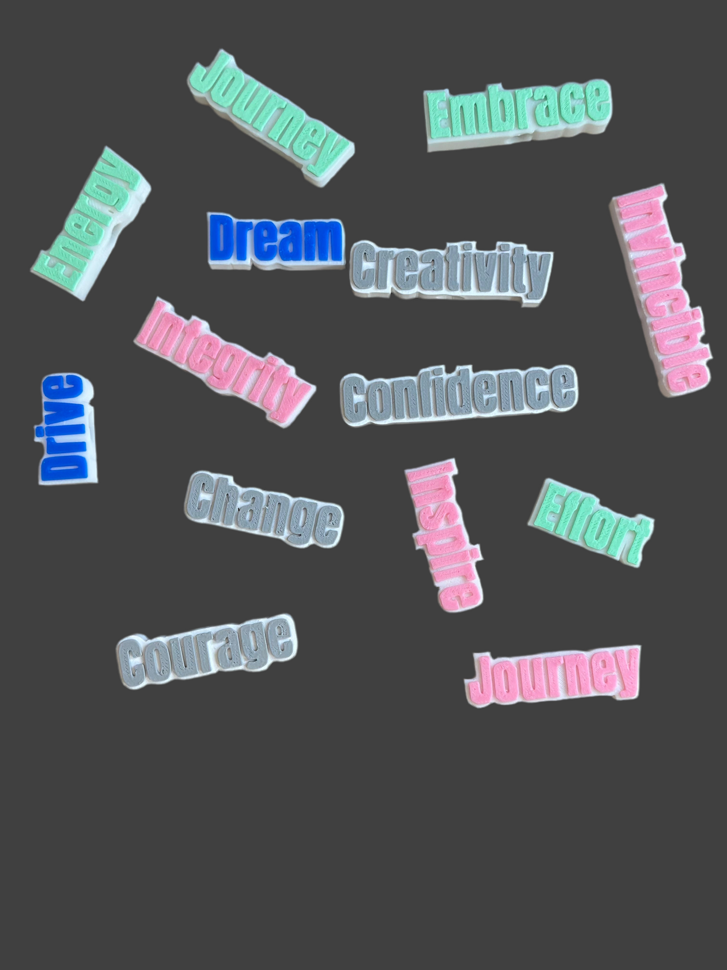 Inspirational Straw Toppers 5 pack
