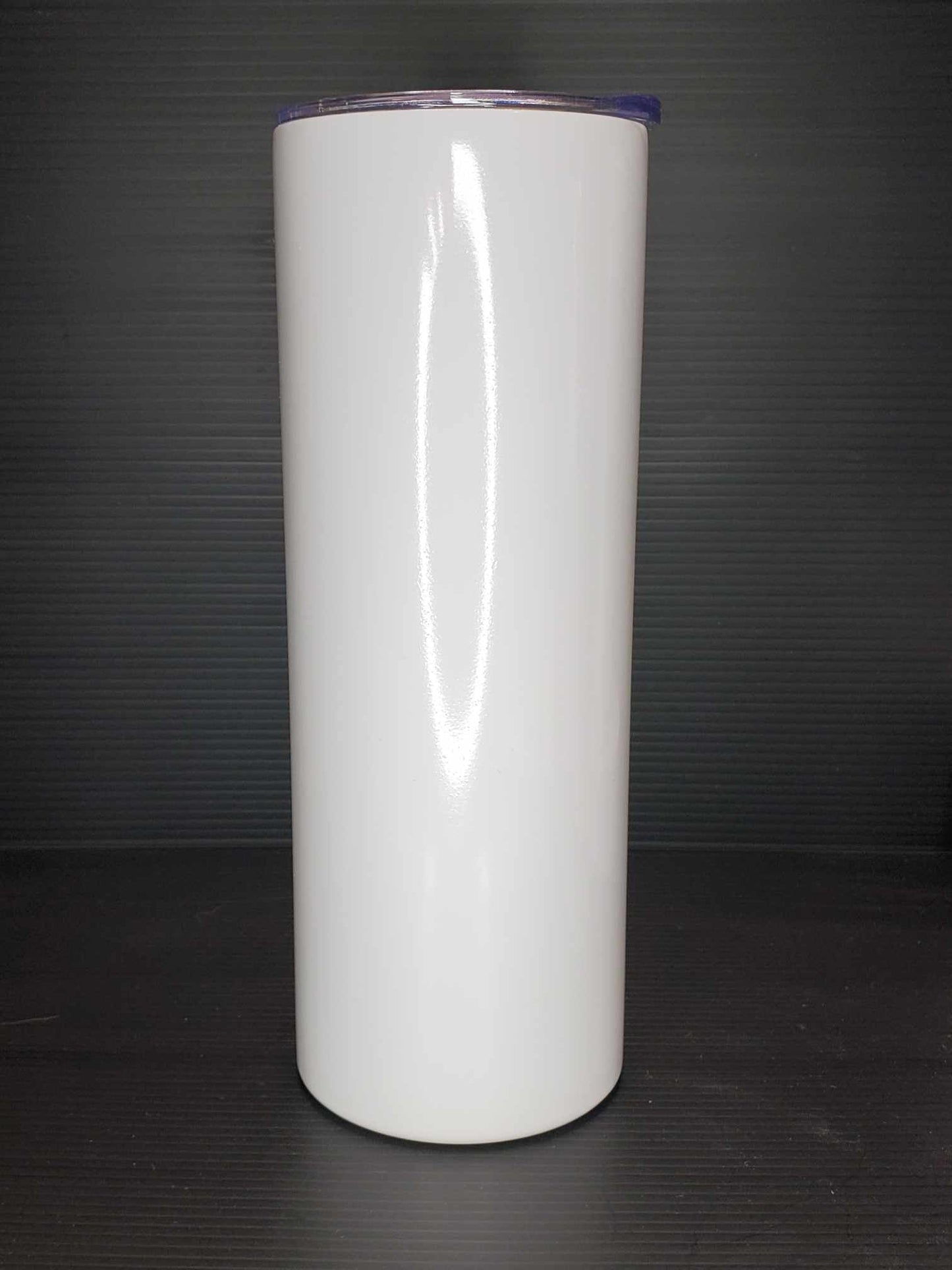 Sublimation Skinny Straight Bottom with Lid/Straw