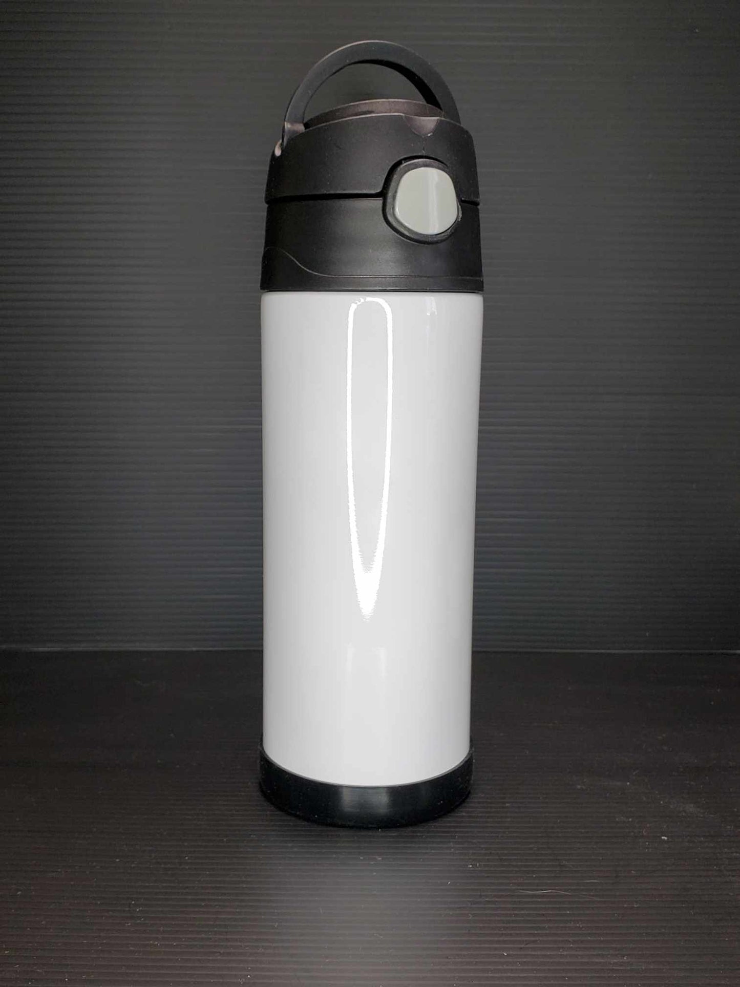 12 oz Sippy flip lid Sublimation Water Bottle