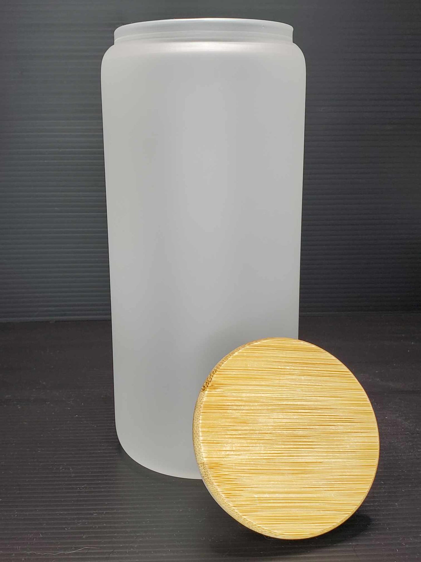 The 420 Frosted Sublimation Glass Storage Container