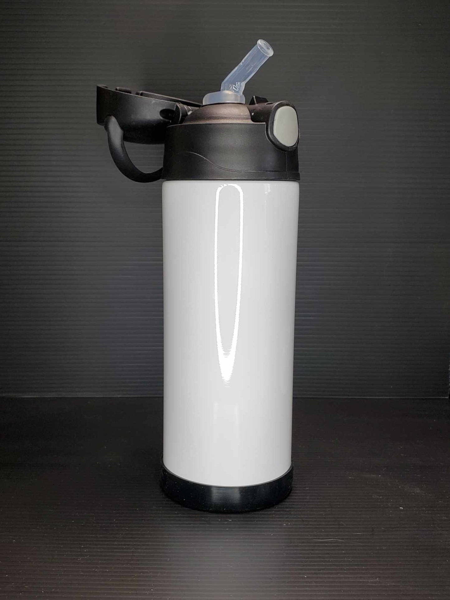 12 oz Sippy flip lid Sublimation Water Bottle