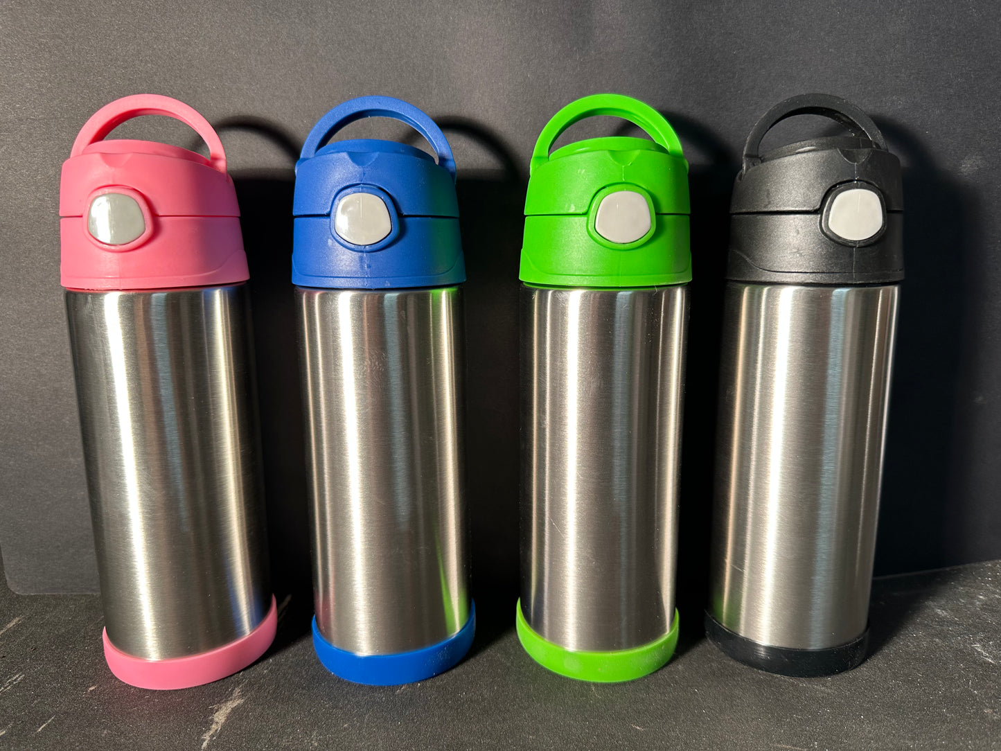 12 oz Sippy Water Bottle Stainless
