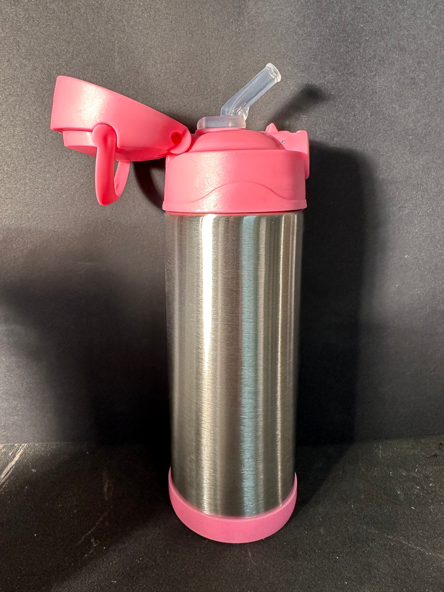 12 oz Sippy Water Bottle Stainless