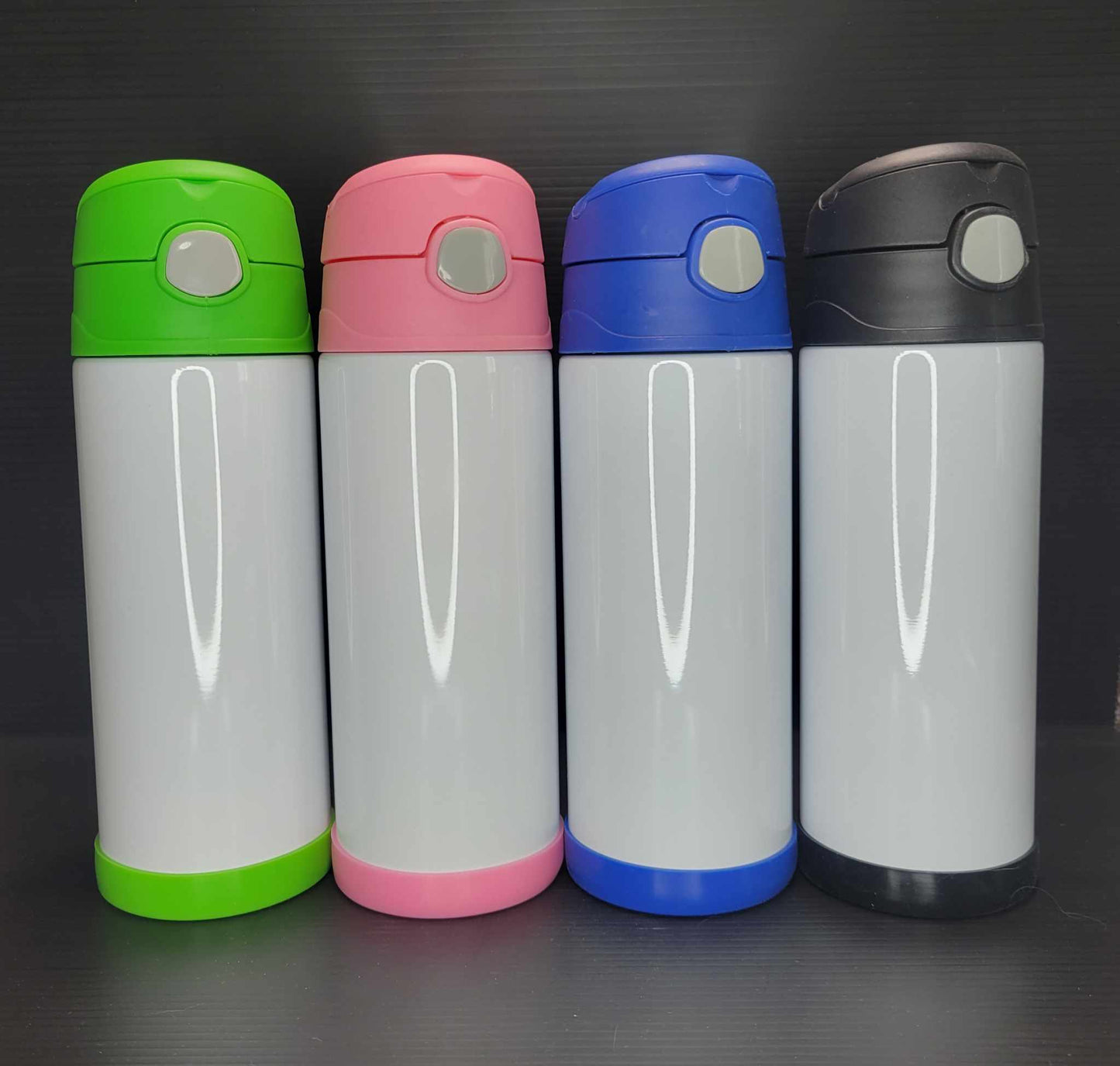 12 oz Sippy flip lid Sublimation Water Bottle