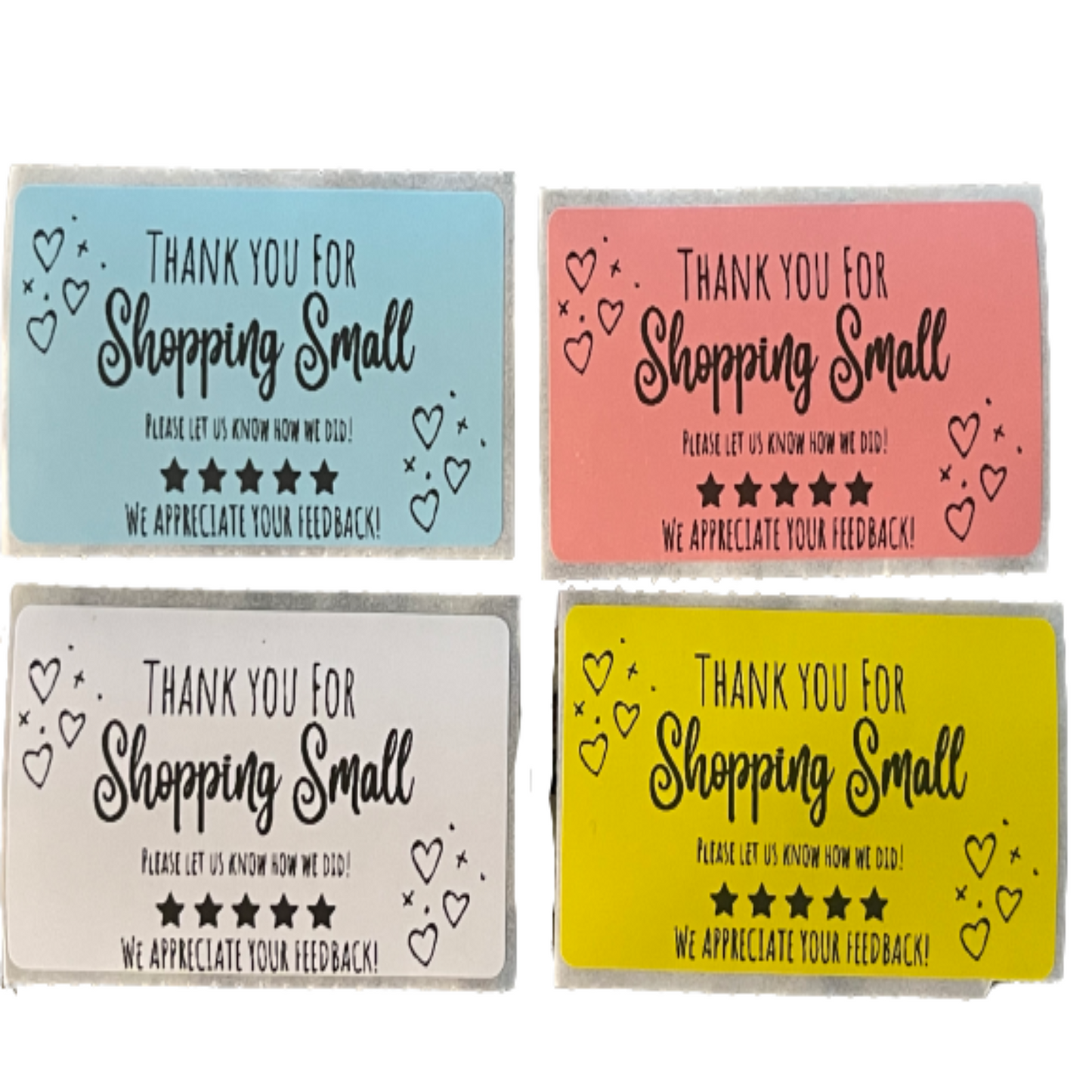 Thank you for Shopping Small Stickers
