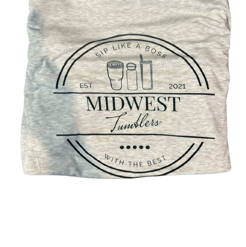 Midwest Tumblers Short Sleeve Tee's (Preorder) Sip Like a Boss