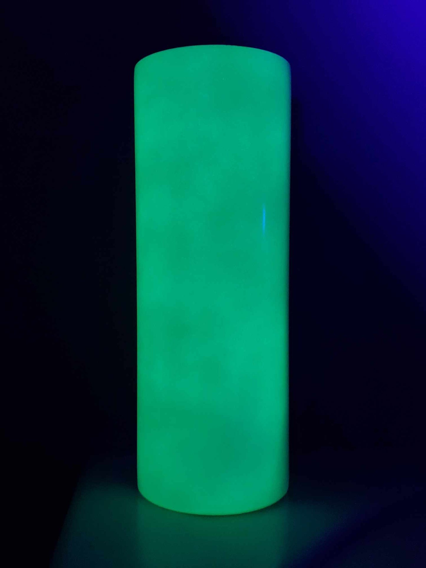 20 oz Straight Skinny Sublimation Color Change Green