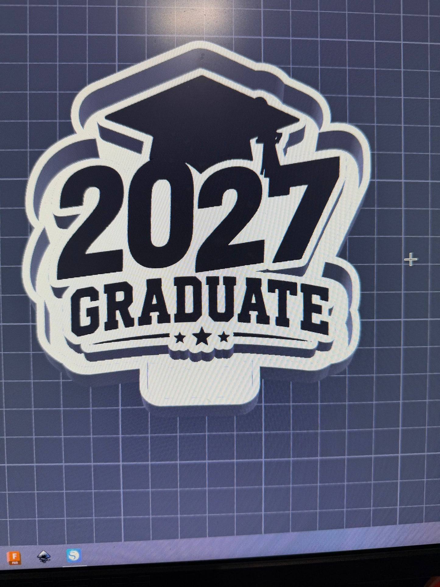 2027  Graduate freshie silicone mold