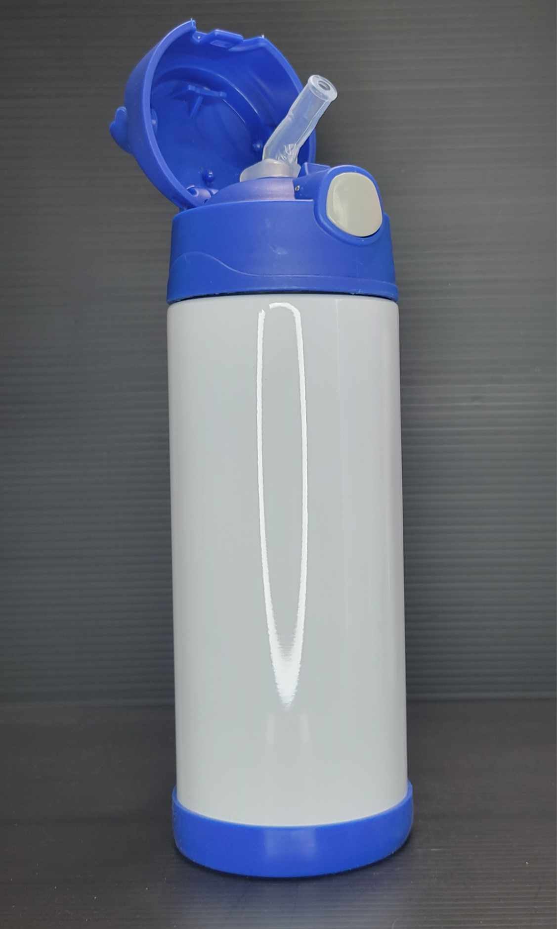 12 oz Sippy flip lid Sublimation Water Bottle