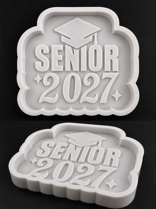 Senior 2027 freshie silicone mold