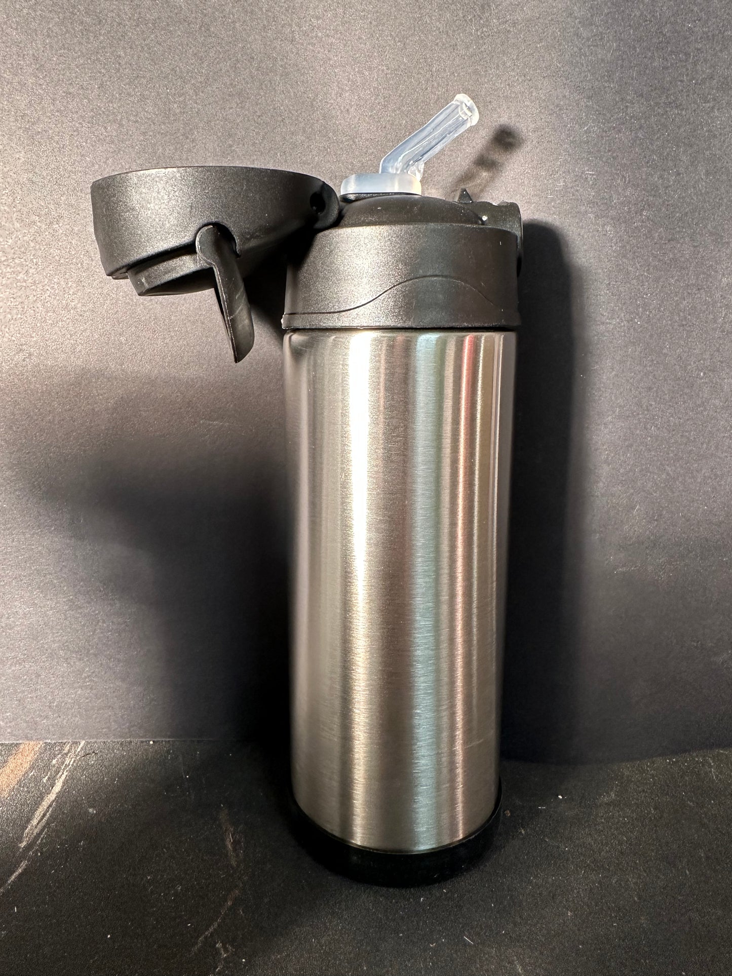 12 oz Sippy Water Bottle Stainless