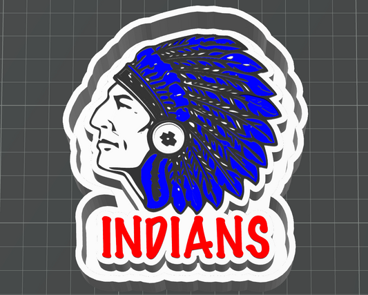 Indians Freshie/Epoxy Silicone Mold