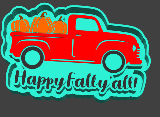 Happy Fall Y'all  Freshie Silicone Mold
