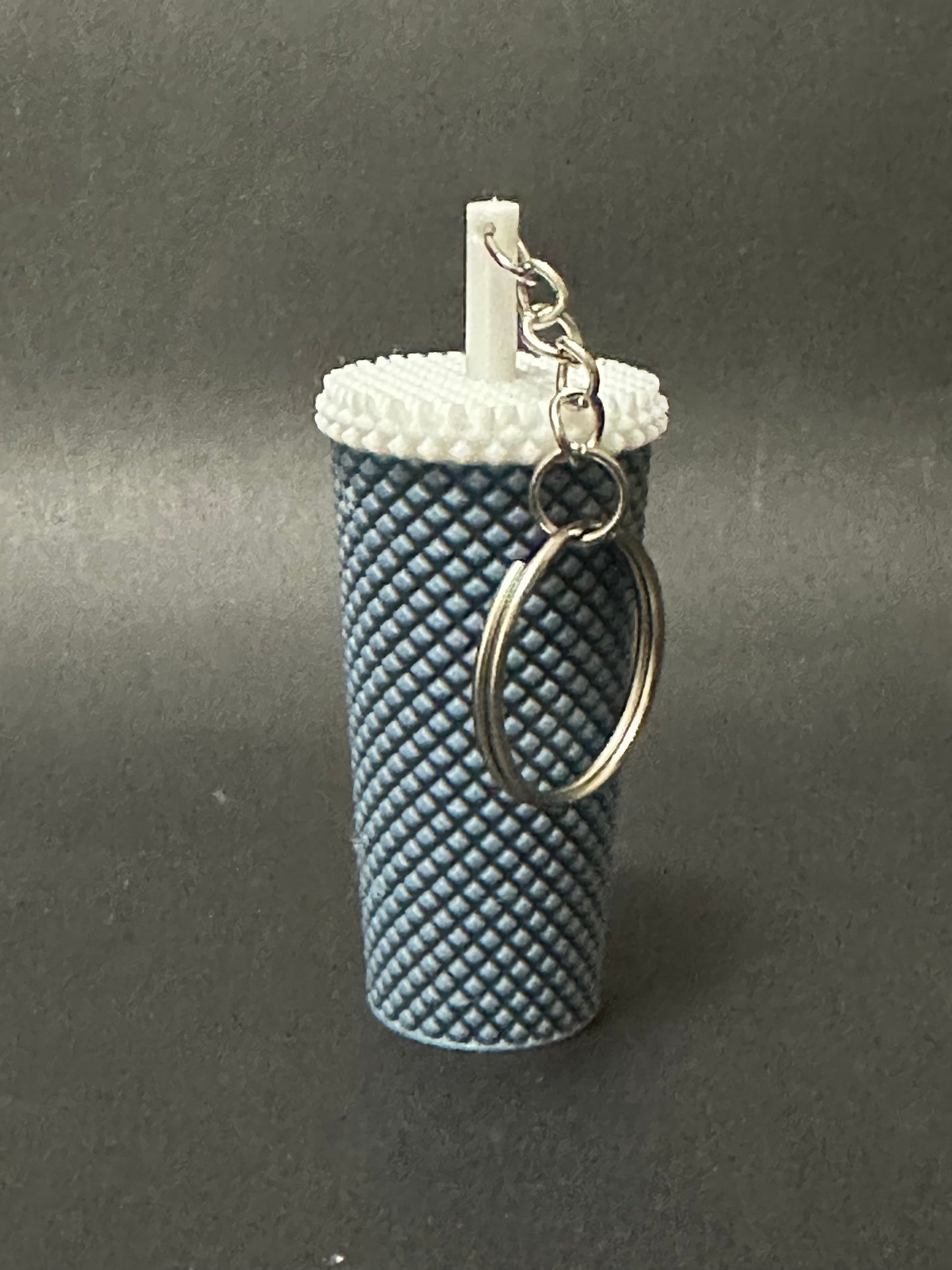 Studded Coffee Tumbler Keychain