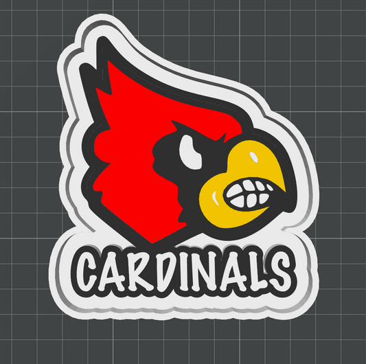 Cardinals Freshie/Epoxy Silicone Mold