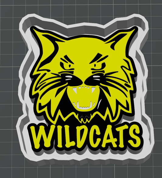 Wildcats Freshie/Epoxy Silicone Mold