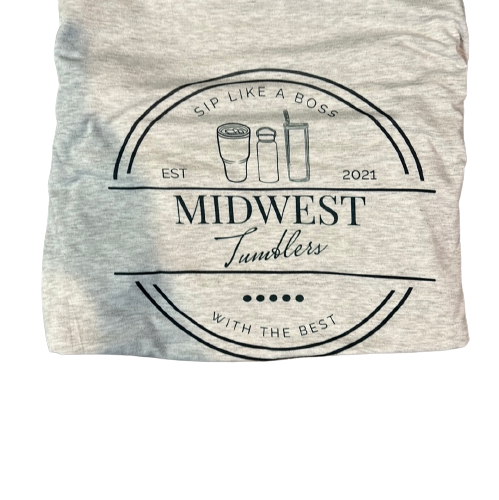 Midwest Tumblers  Long Sleeve Tee's (Preorder) Sip Like a Boss